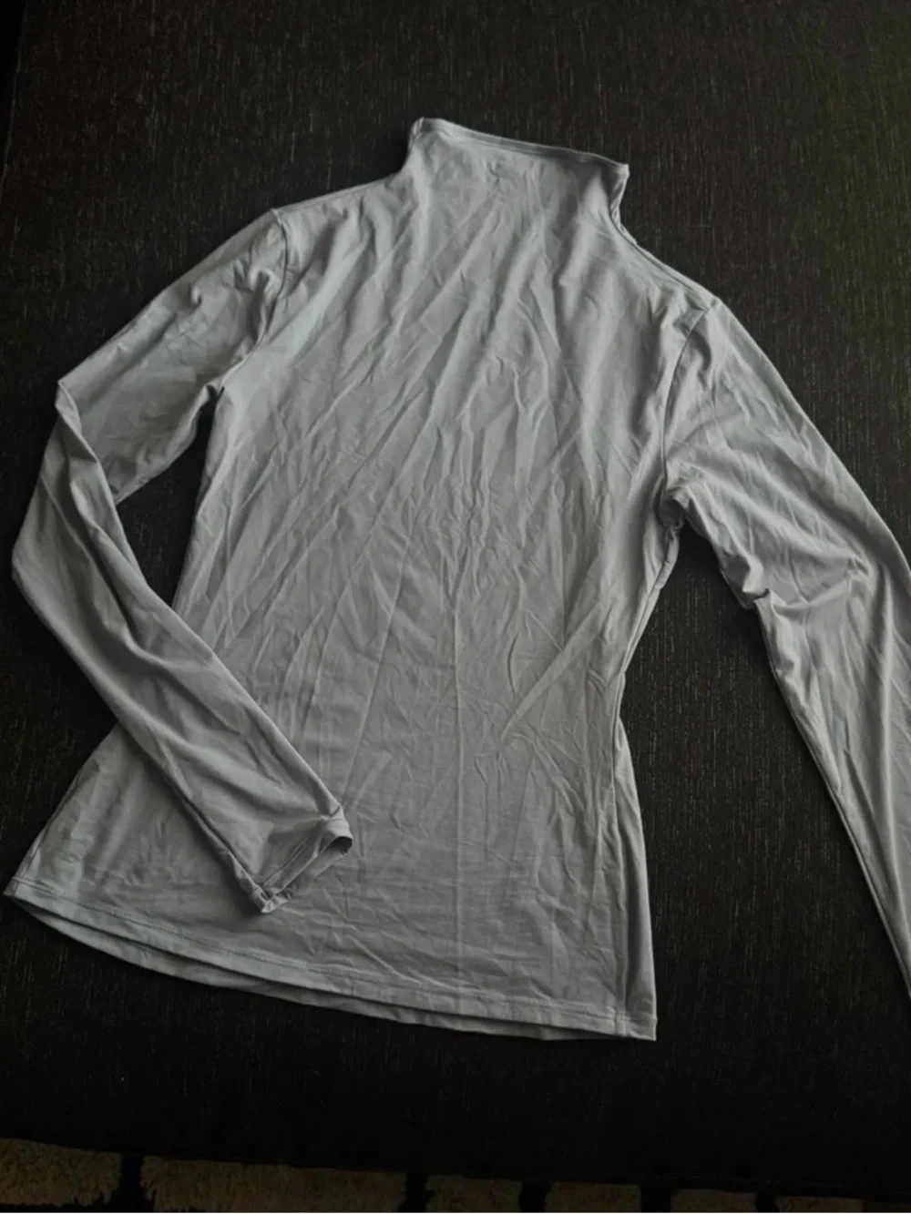 SKIMS Blue Long Sleeve Turtleneck Top - Picture 3 of 3